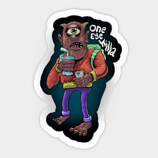 One Eye Killa Sticker